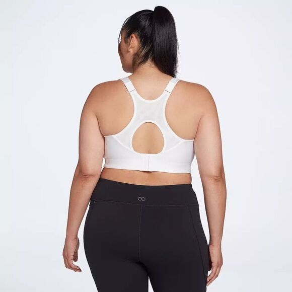 CALIA On The Go Zip Front Sports Bra Size 40E - Picture 2 of 11